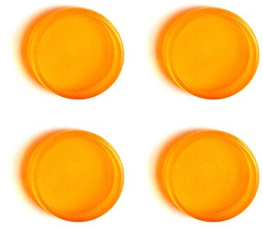 10 Stks/partij Paddestoel Gat Disc-Binding Losse Boekbinden Ring Disc Arc Binding Notebook Arc Binding Notebook Kantoorbenodigdheden Oranje