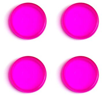 10 Stks/partij Paddestoel Gat Disc-Binding Losse Boekbinden Ring Disc Arc Binding Notebook Arc Binding Notebook Kantoorbenodigdheden roos rood