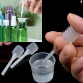 10 Stks/partij Plastic Voor Parfum Diffuser Fles Mini Vloeibare Olie Druppelaar Laboratorium Supply 64Mm