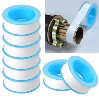10 stks/partij Roll Teflon Sanitair Joint Loodgieter Montage Draad Seal Tape PTFE Voor Waterleiding Sanitair Afdichting Tapes