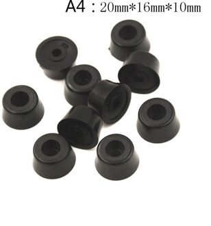 10 Stks/partij Rubber Meubilair Tafel Stoel Voeten Been Pads Tegel Floor Protectors 5 Maten A4