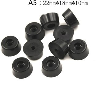 10 Stks/partij Rubber Meubilair Tafel Stoel Voeten Been Pads Tegel Floor Protectors 5 Maten A5