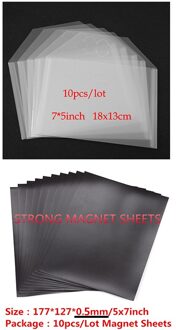 10 Stks/partij Rubber Zachte Magnetische Vel En Opbergdoos/Tas Verzamel Winkel Voor Diy Scrapbooking Album Embossing Papier Kaarten new2021 4