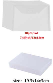 10 Stks/partij Rubber Zachte Magnetische Vel En Opbergdoos/Tas Verzamel Winkel Voor Diy Scrapbooking Album Embossing Papier Kaarten new2021 8