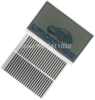 10 Stks/partij Russische A61 Lcd-scherm Flexibele Kabel Voor Auto Alarm Starline A61 Lcd Afstandsbediening Sleutelhanger A61 Zebra Strepen 10 Pcs