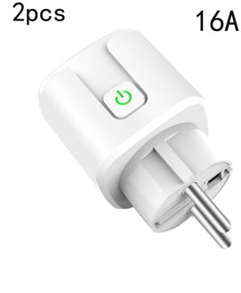 10 Stks/partij Smart Socket Plug Wifi Draadloze Afstandsbediening Socket Adapter En Uitschakelen Met Google Home Alexa Voice controle 2stk 16A