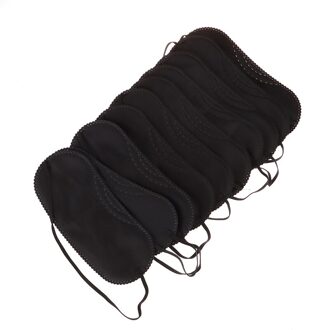 10 Stks/partij Snelle Slapen Oogmasker Eyeshade Cover Schaduw Patch Vrouwen Mannen Zachte Draagbare Blinddoek Reizen Slaapmasker Eye Cover