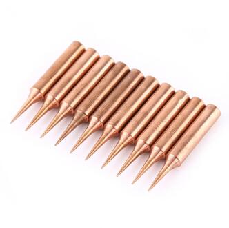 10 stks/partij Solderen Tips Zuiver Koper Lage Temperatuur Soldeerbout Soldeer Tips Vervanging Reparatie Station 900M-T-I