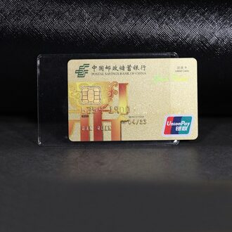10 Stks/partij Transparante Id Kaarthouder Bescherm Bank Zakelijke Creditcard Houder Clear Bus Photocards Cover Kantoorbenodigdheden 10stk doorzichtig