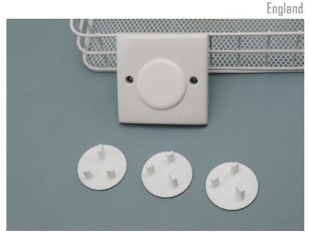 10 Stks/partij Uk Stopcontact Outlet Mains Plug Cover Baby Kind Veiligheid Protector Anti Elektrische Schokken Stekker Guard Cover Caps 50stk