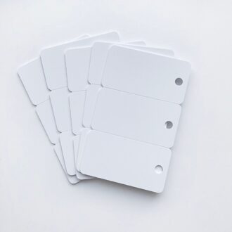 10 Stks/partij Wit Plastic Lege Inkjet Printable 3up Pvc Kaart Voor Key Card/Lid Kaart Printen Door Epson Of canon Printer
