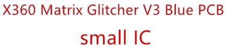 10 Stks/partij X360 Matrix Glitcher V3 Blauw Pcb Kleine Ic 48Mhz Kristal Oscillator