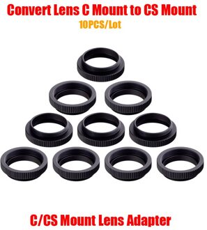 10 Stks/partij Zuinig Metalen 5Mm C Naar Cs Mount Lens Adapter 25.4Mm Draad Adapter Converter Aluminium Ring Voor beveiliging Cctv Camera