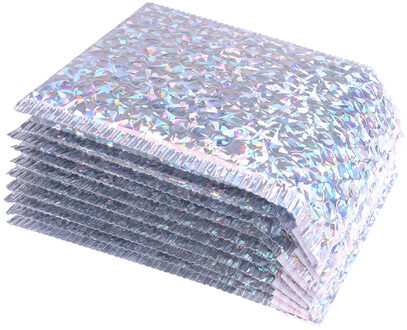 10 Stks/partijen 15X13Cm Waterdichte Witte Parel Film Bubble Envelop Mailing Zakken 10stk 15x13cm
