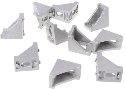 10 stks/set 2028 Fasten Fitting Hoek 20x28 L Connector Aluminium Hoek Beugel Joint Brace