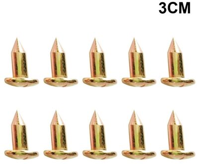 10 Stks/set 3/5/7/8/10Cm Landmeetkundige Stalen Nagels Survey Marker Grens Enquête Stake