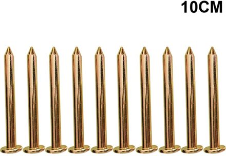 10 Stks/set 3/5/7/8/10Cm Landmeetkundige Stalen Nagels Survey Marker Grens Enquête Stake