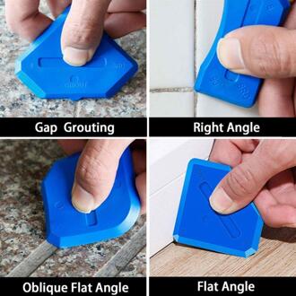 10 Stks/set 3 In 1 Siliconen Caulking Tool Kalefateren Remover Kit Met Afwerking Gereedschap Kit Schrapers Breeuwen Schraper Kit Tool u8N6
