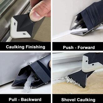 10 Stks/set 3 In 1 Siliconen Caulking Tool Kalefateren Remover Kit Schrapers Schraper Tool Kit Tools Afwerking Met Kit Breeuwen v9Z7