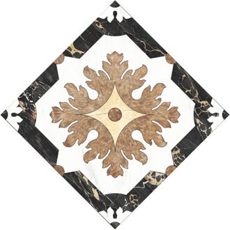 10 Stks/set 3D Keramische Tegel Stickers Zelfklevende Tegels Art Diagonaal Floor Stickers Thuis Woonkamer Keuken Decoratie Goud