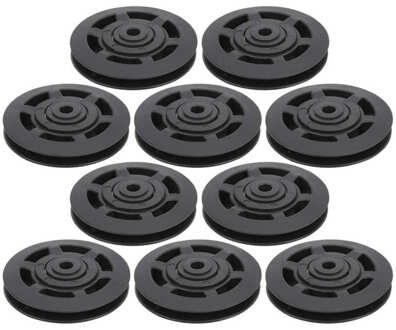 10 Stks/set 95/100Mm Lager Katrol Wiel Universele Nylon Lager Katrol Wiel Vervanging Gym Fitness Apparatuur 95mm