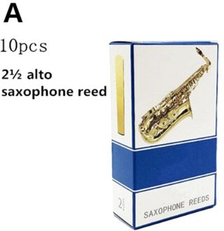 10 stks/set Alto/Sopraan/Tenor Saxofoon Rieten Sterkte 2.5 Bb Klarinet Riet G8TD