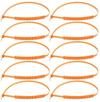 10 Stks/set Automobile Universele Anti-Slip Sneeuw Keten Off-Road Voertuig Band Sneeuwkettingen Emergency Antislip kabelbinders W91F