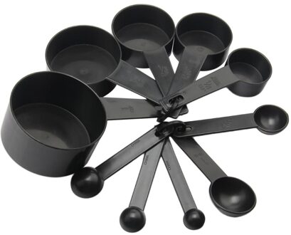 10 Stks/set Duurzaam Plastic Maatbekers Huishouden Meten Scoop Ergonomisch Handvat Keuken Meting Tool