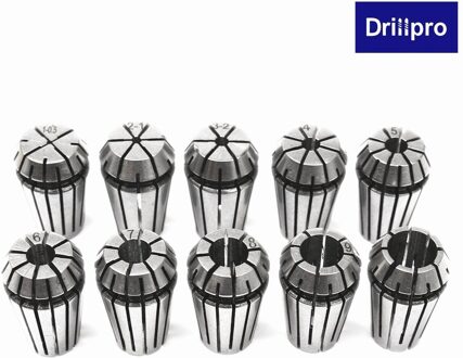 10 Stks/set ER16 1-10Mm Spring Collet Set Voor Cnc Frezen Draaibank Gereedschap Graveermachine Spring Collet Chuck draaibank Tool