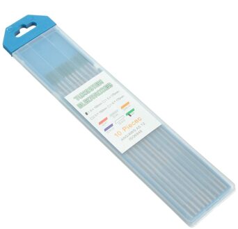 10 Stks/set Groene Tip Lasdraad Pure Wolfraamelektrode 1.6X150mm 1/16 "X 6" voor Tig-lassen