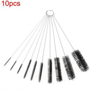 10 Stks/set Handig Koffiezetapparaat Borstel Fles Buis Stro Cleaner Wassen Scrubber Barista Schoonmaken Tool Keuken Accessoires
