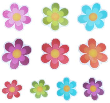 10 stks/set leuke Anti Non Slip Mat Bloem Bad Stickers Veiligheid Vloer Badkamer Douche