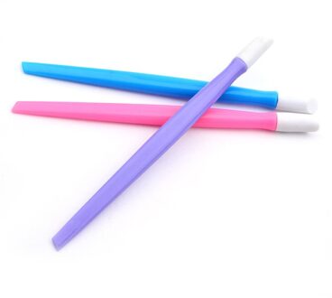 10 Stks/set Nail Art Cuticle Pusher Oranje Houten Stok Sticks Cuticle Pusher Remover Manicure Pedicure Care 1stk