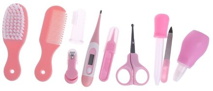 10 Stks/set Pasgeboren Baby Kids Nail Haar Gezondheidszorg Thermometer Grooming Brush Kit Care Set Baby Care 03