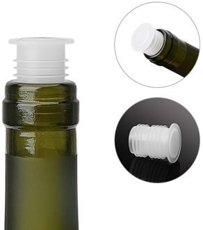 10 Stks/set Plastic Wijnfles Cap Stopperglass Fles Besparen Plug Rode Wijn Flessenstop Bar Tool Bar