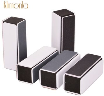 10 Stks/set Professionele Spons Buffer Nagelvijl 180-320-3000-3000 Grit Wit Zwart Emery Blok Uv gel Nail Art Gereedschap Bestanden