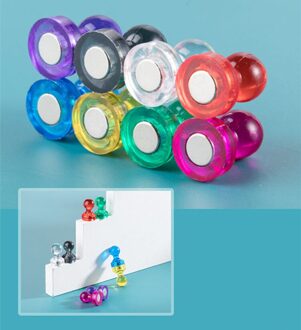 10 Stks/set Push Pin Neodymium Magneten Kegels Magneten Super Magneet Pinboard Kantoor Punaise Schaken Magnetische Push Pins blauw