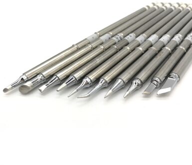 10 Stks/set T12-B2 D24 C4 Ils JL02 Ku K BC2 Bl BC1 Iron Tips Serie Solderen Rework Station FX-951