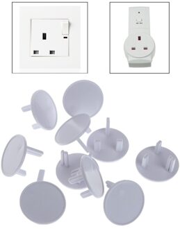 10 Stks/set Uk Stopcontact Outlet Mains Plug Cover Baby Kind Veiligheid Protector Guard Kids Baby Care