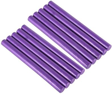 10 Stks/set Vintage Zegellak Sticks Voor Melting Tool Stempel Envelop Uitnodiging paars