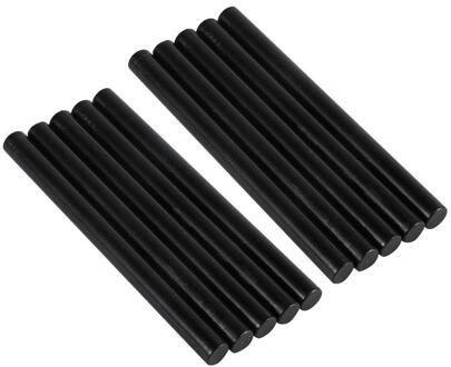 10 Stks/set Vintage Zegellak Sticks Voor Melting Tool Stempel Envelop Uitnodiging zwart