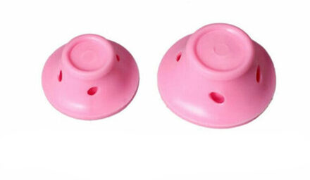 10 stks/set Zachte Rubber Magic Haarverzorging Rollers Siliconen Haar Krultang Geen Warmte Haar Styling Tool roze blauw 10stk blauw