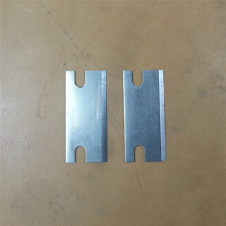 10 stks Spare Koolstofstaalblad voor Gauge Lederen Band Cutter Hand Snijgereedschap