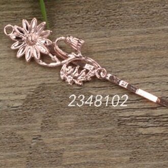 10 stks Vintage Zon Bloem Haar Sieraden Charm Vrouwen Hairclip Haarspeld Woord Map Hairclips Haarspeldjes Retro Haar Dragen Voor Vrouwelijke roos goud
