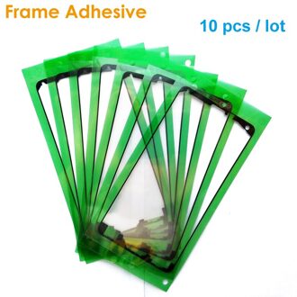 10 STKS voorgesneden Frame Plakband voor Samsung Galaxy Note 4 Note4 N910F Lcd-scherm Bezel Behuizing Dubbele kleefband Sticker