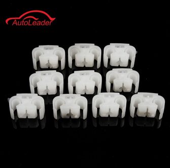 10 Stks Wit Remleiding Tuinslang Fastener Dubbele Clip Voor VW Golf Mk2 Corrado