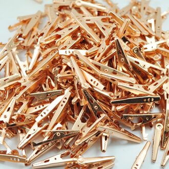 10 STKS Zwart Rood Zacht Plastic Coated Testen Probe Alligator Clips Crocodile Test Clip Wholease rood koper Hoge gedrag