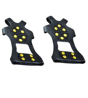 10-Stud Ijs Sneeuw Schoen Rubber Spikes Antislip Stijgijzers Stretch Schoeisel Ice Gripper Winter Schoenen Laarzen Lopen Vissen gereedschap