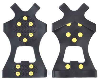 10 Studs Anti-Slip Sneeuw Ice Klimmen Schoenen Spikes Grip Stijgijzers Cleats Overschoenen Overschoenen Spike Grip Winter Outdoor apparatuur