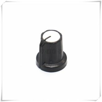 10 Stuk 15Mm * 16.5Mm Twee-Kleur Plastic Knop Cap Bloem As Potentiometer Codeerschakelaar Knop wit